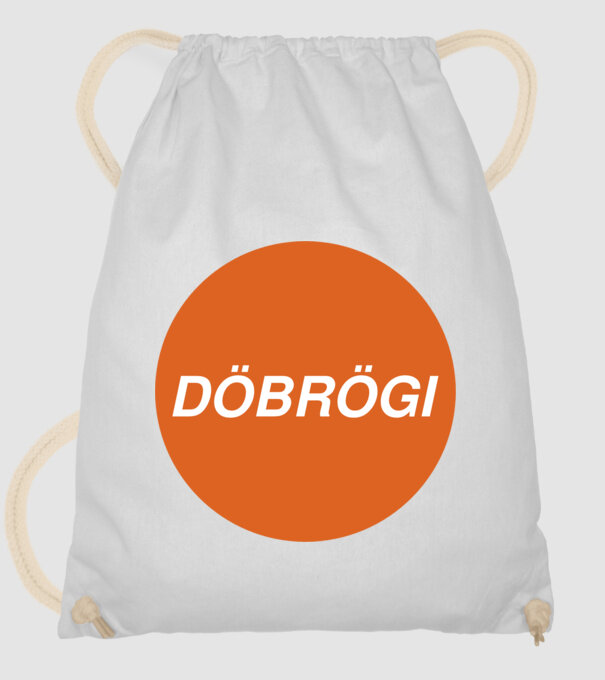 döbrögi - fidesz logó minta fehér pólón