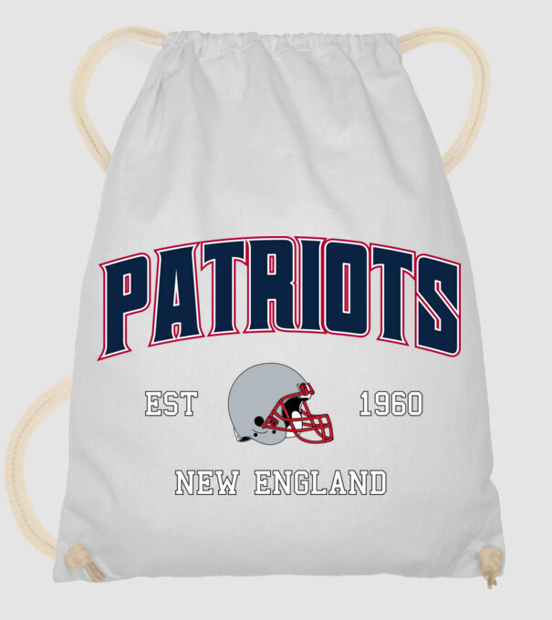 New England Patriots - retro logo minta fehér pólón