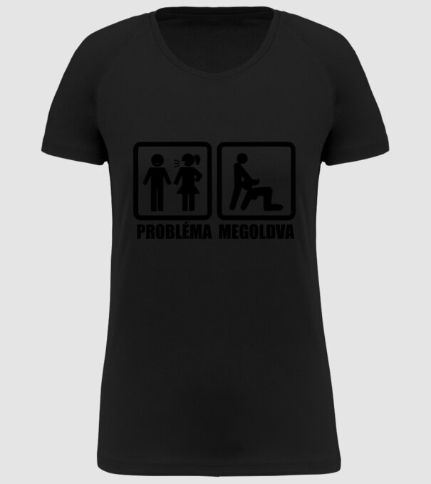 PROBLÉMA MEGOLDA - +18 minta fekete pólón