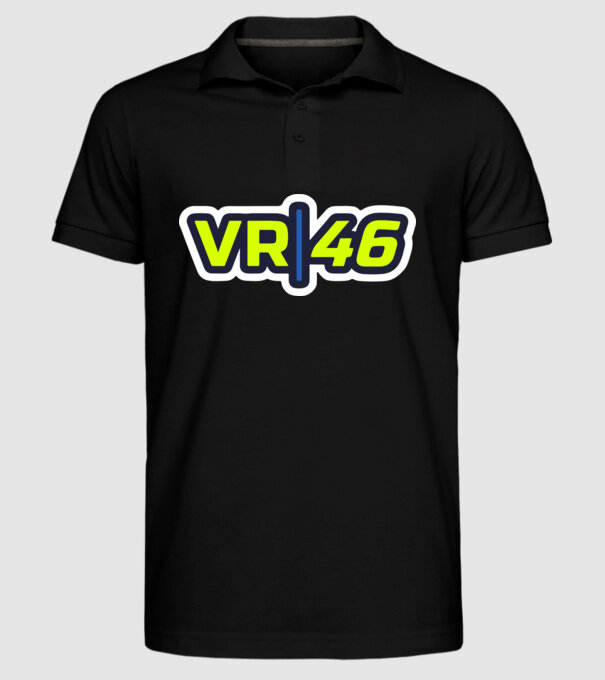 Valentino Rossi - VR46 minta fekete pólón