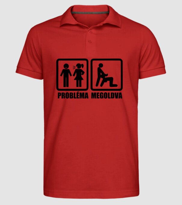 PROBLÉMA MEGOLDA - +18 minta piros pólón