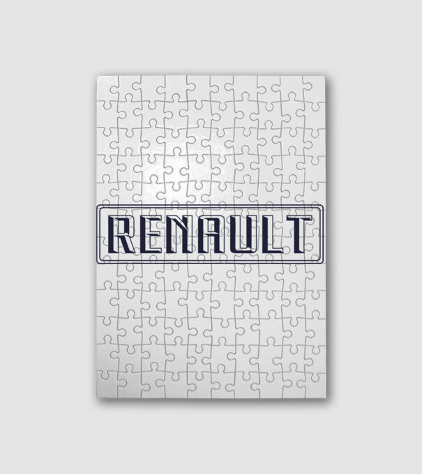 Renault retro logo minta fehér pólón