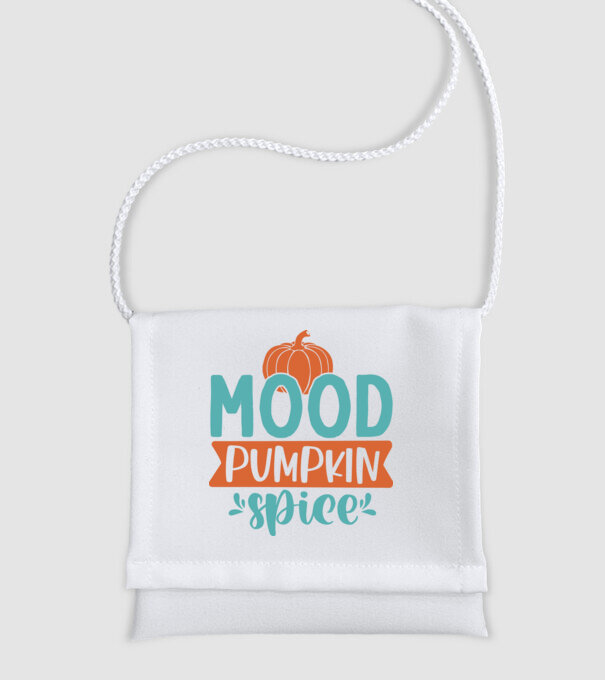 Mood pumpkin spice minta fehér pólón