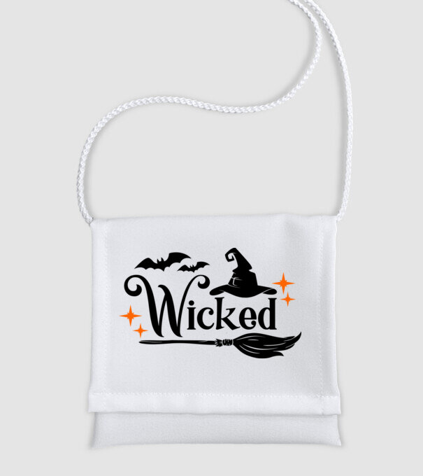 WICKED minta fehér pólón