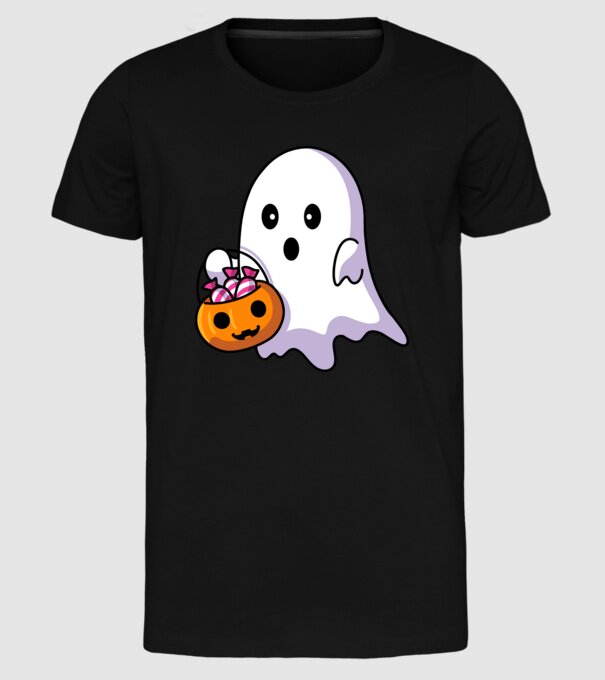 Ghost minta fekete pólón