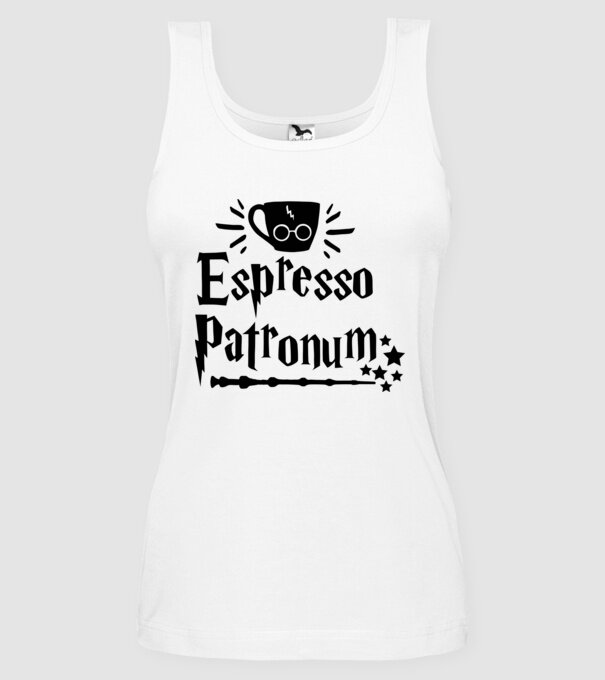 Espresso Patronum 3 minta fehér pólón