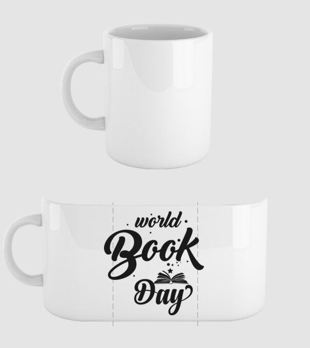 World book day minta fehér pólón
