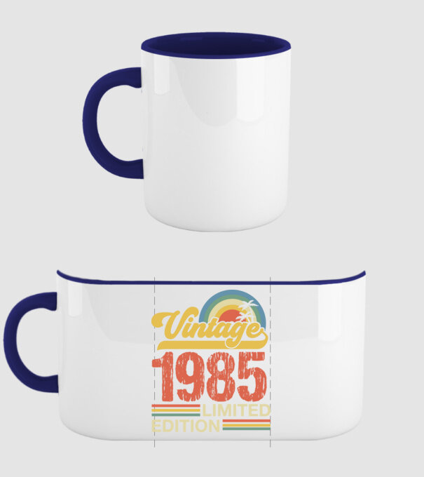 Vintage Years Limited Edition 1985 minta sötétkék pólón