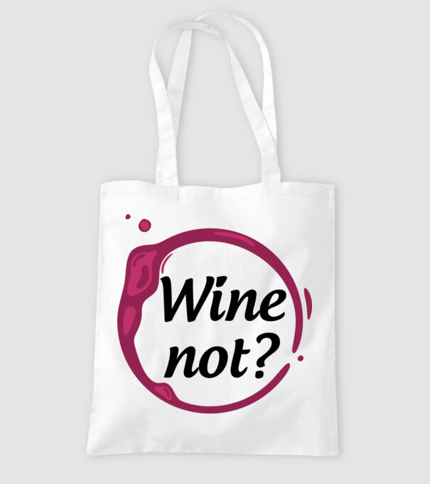 wine not minta fehér pólón
