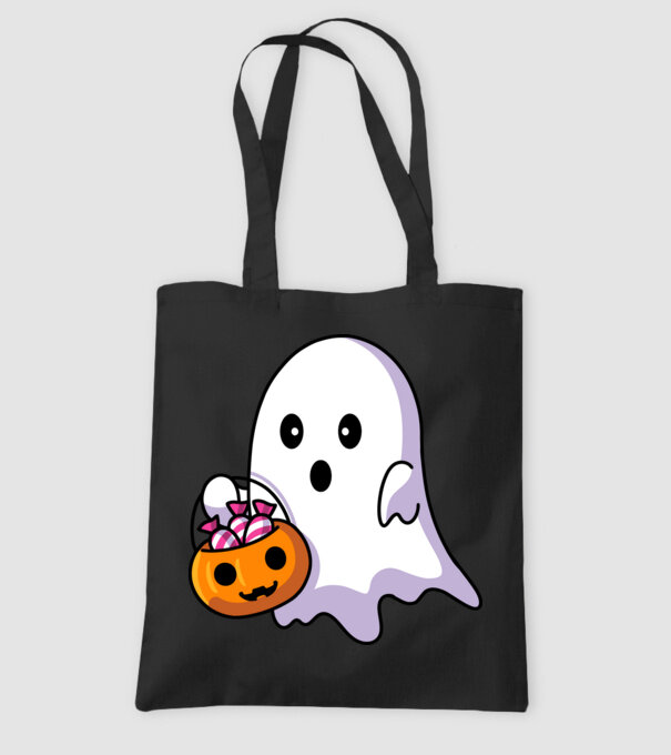 Ghost minta fekete pólón