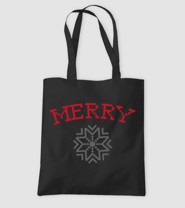 Merry minta fekete pólón