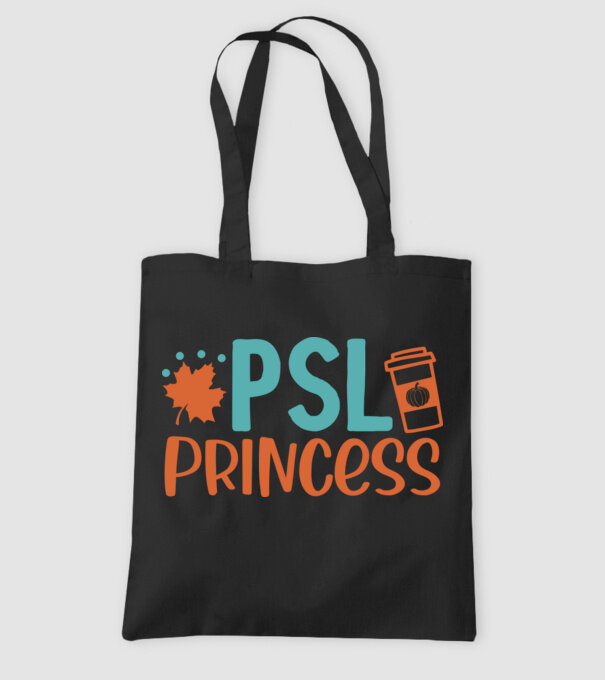 Psl princess minta fekete pólón