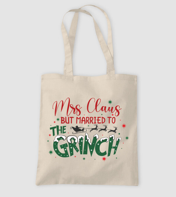 Married to the Grinch minta homokszín pólón