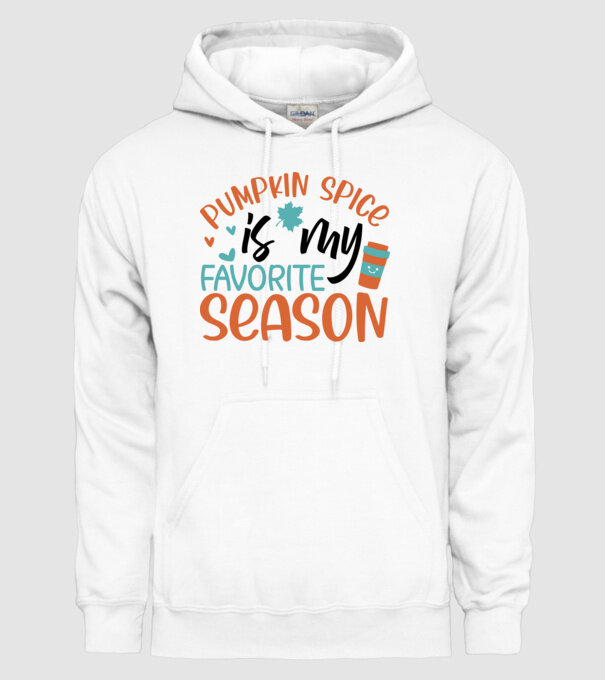 Pumpkin spice is my favorite season minta fehér pólón