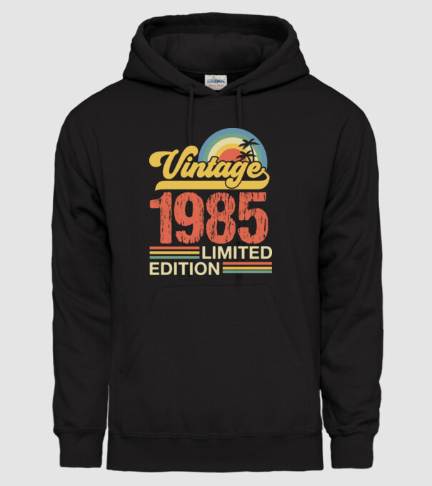 Vintage Years Limited Edition 1985 minta fekete pólón