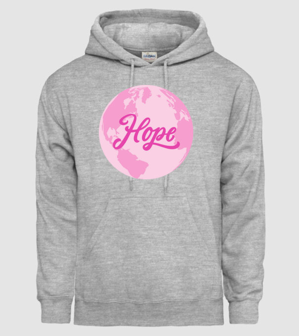Hope minta szürke pólón