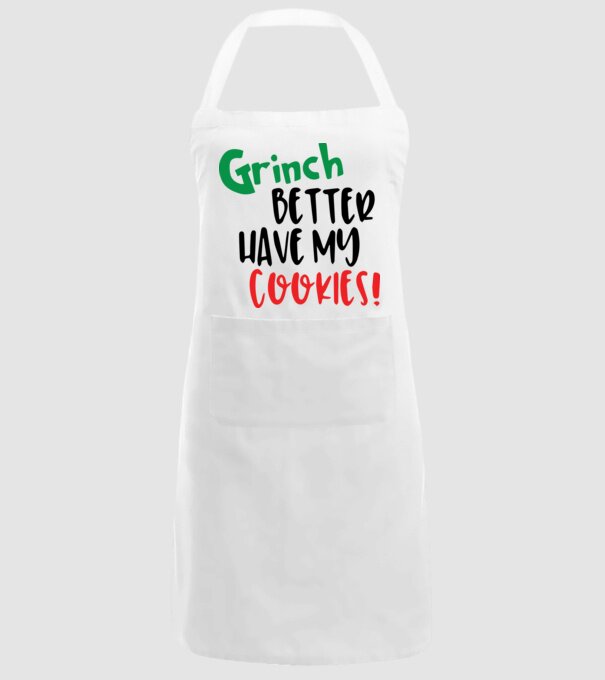 Grinch better have my cookies minta fehér pólón
