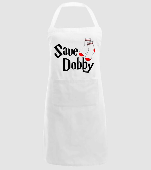 Save Dobby minta fehér pólón