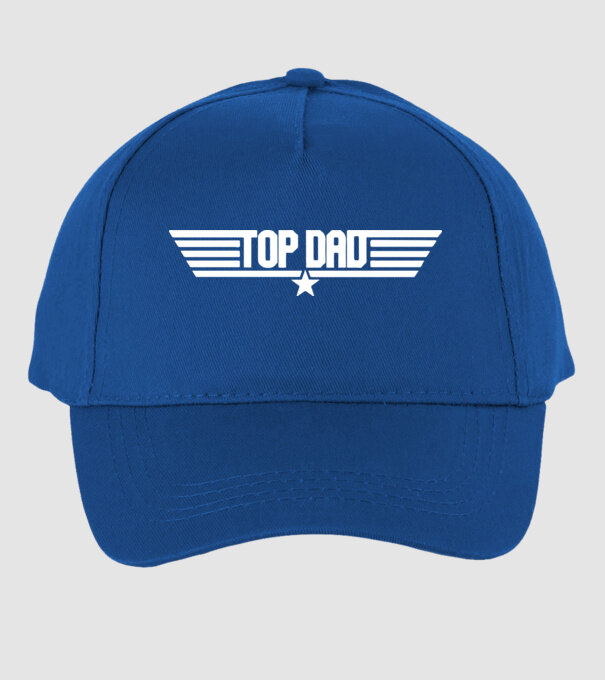 Top Dad minta királykék pólón