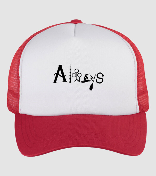 Always 2 minta fehér/piros pólón