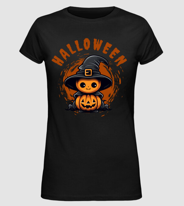Halloween  minta fekete pólón