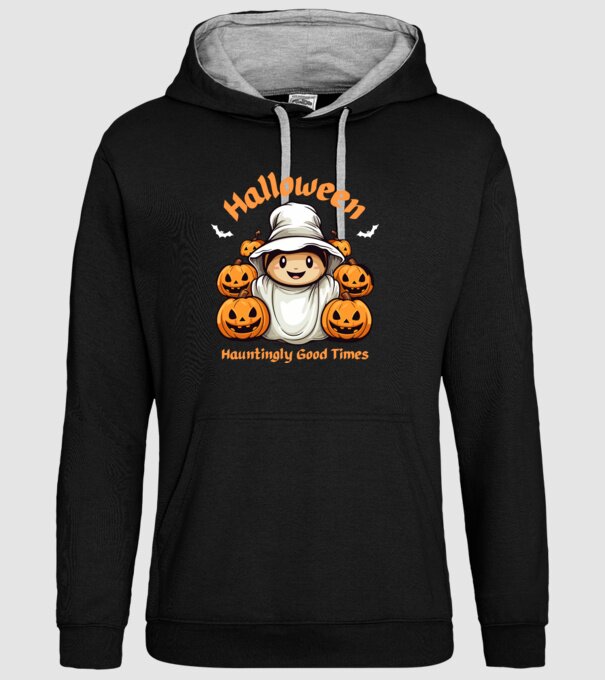 Halloween  minta fekete pólón