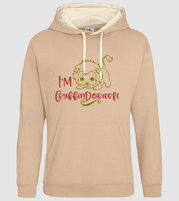 Im Gryffindorable minta homokszín pólón