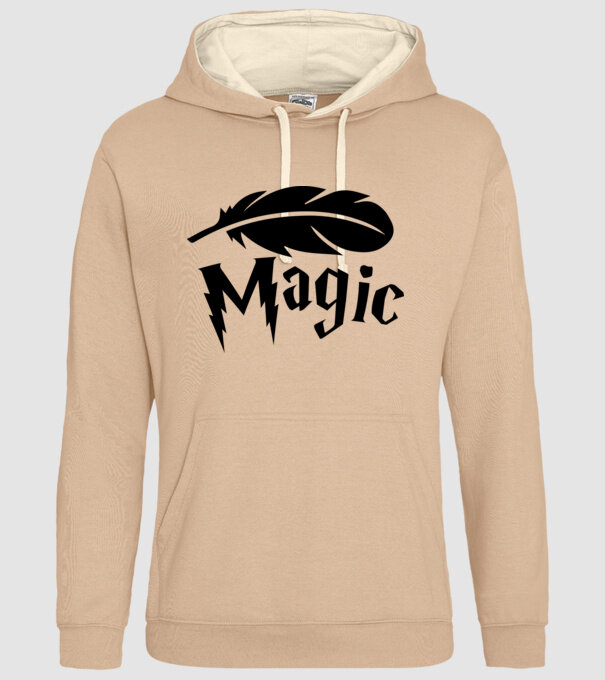 Magic minta homokszín pólón