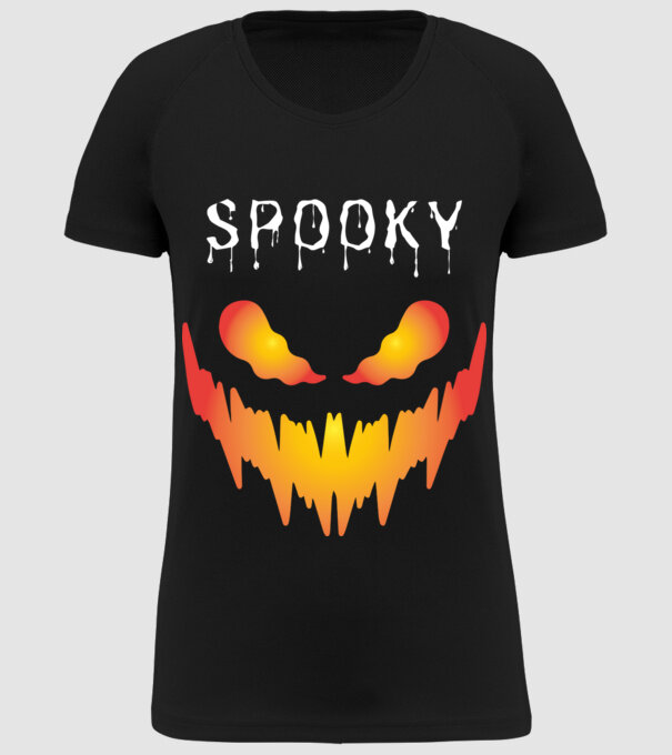 Spooky minta fekete pólón