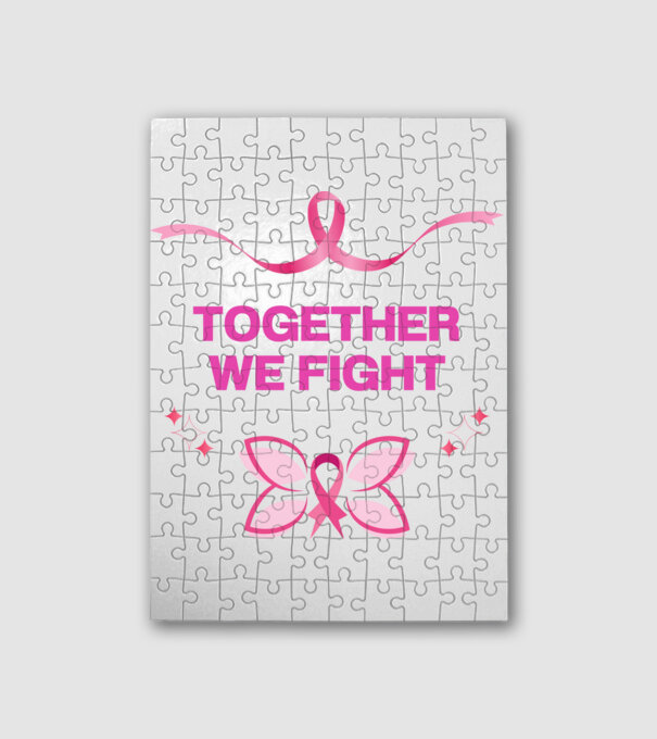 Together We Fight minta fehér pólón