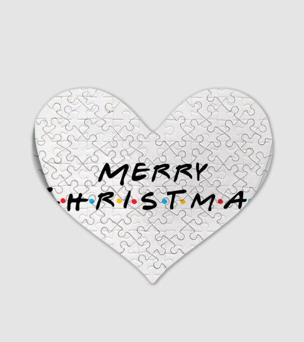 MERRY CHRISTMAS minta fehér pólón
