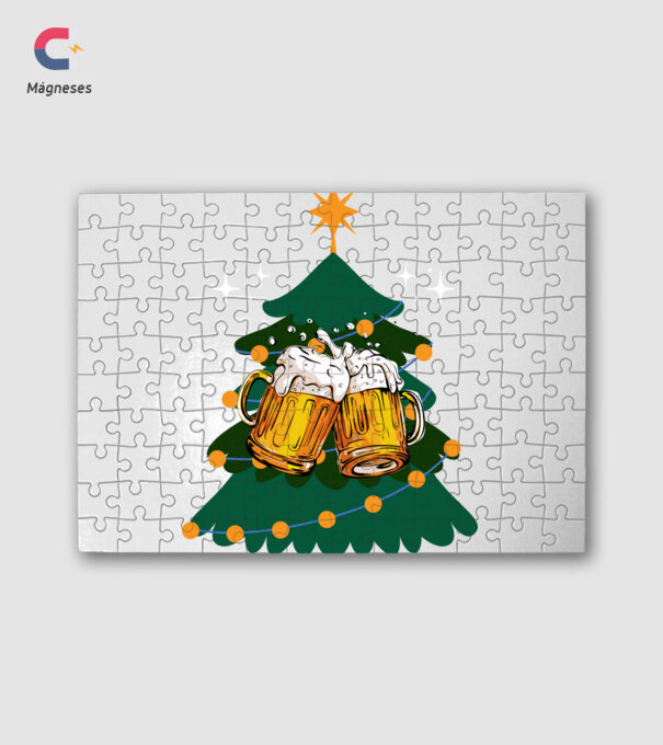 Beermas minta fehér pólón