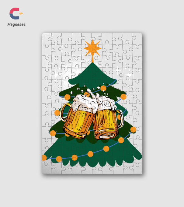 Beermas minta fehér pólón