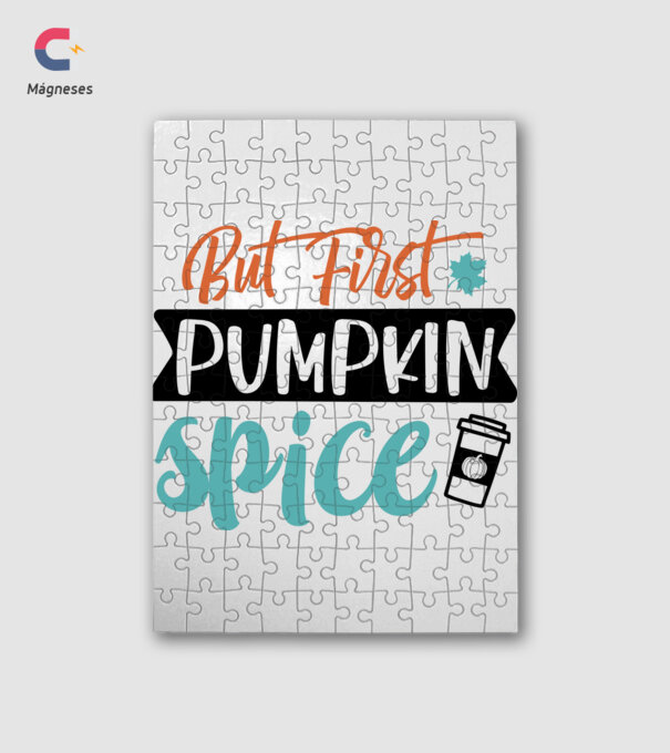 But first pumpkin spice minta fehér pólón
