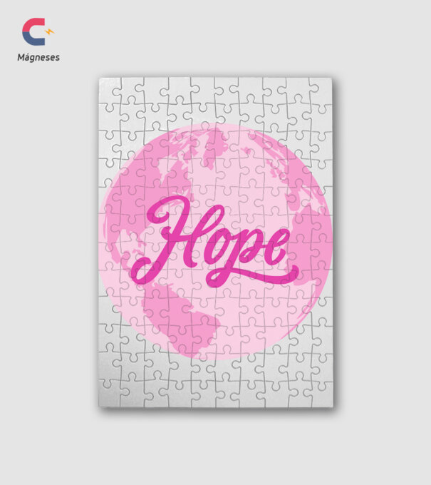 Hope  minta fehér pólón