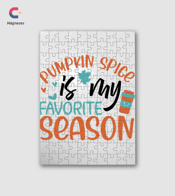 Pumpkin spice is my favorite season minta fehér pólón
