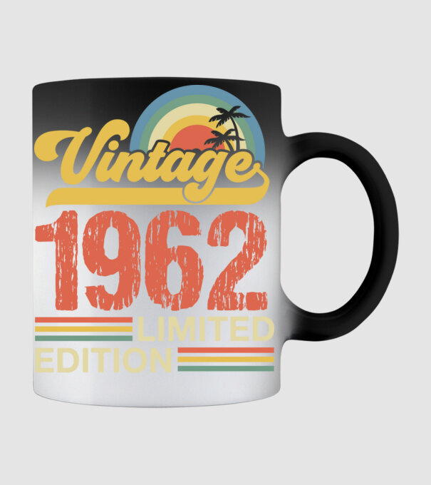 Vintage Years Limited Edition 1962 minta fekete pólón