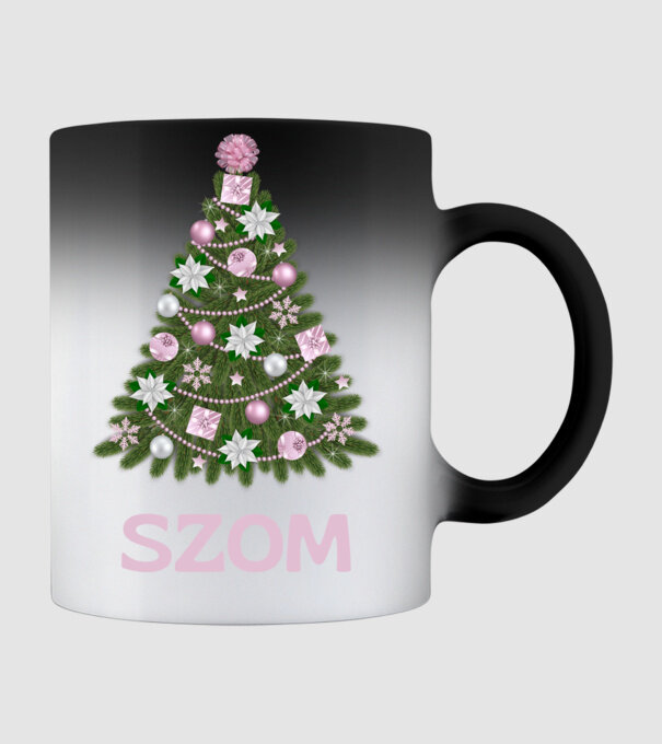 Fszom csajos minta fekete pólón