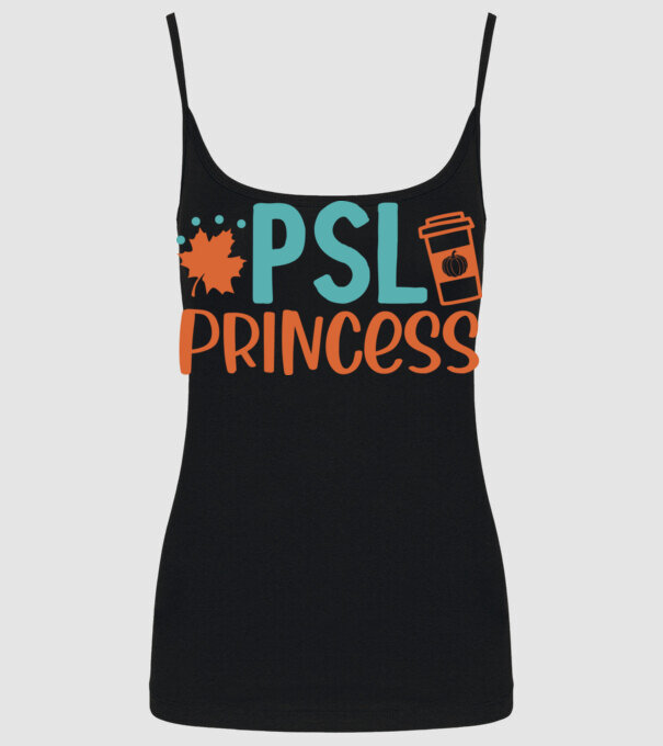 Psl princess minta fekete pólón
