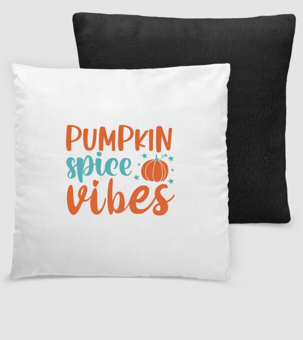 Pumpkin spice vibes minta fekete pólón