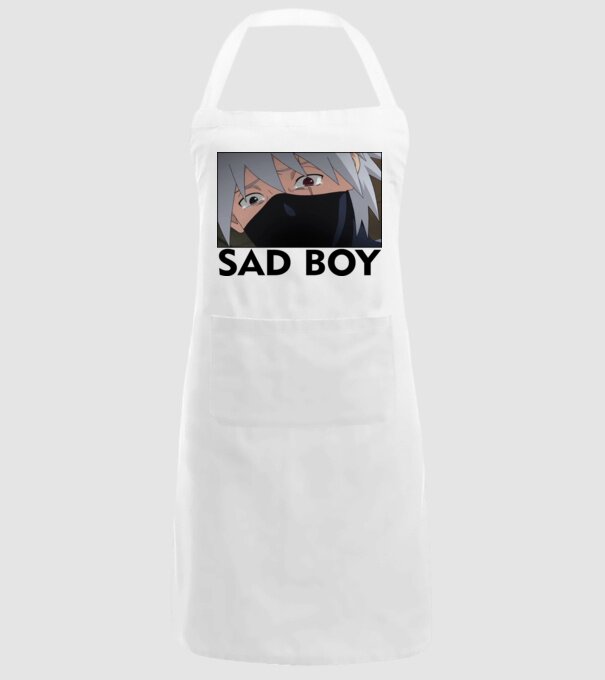 Sad boy Kakashi v1 minta fehér pólón