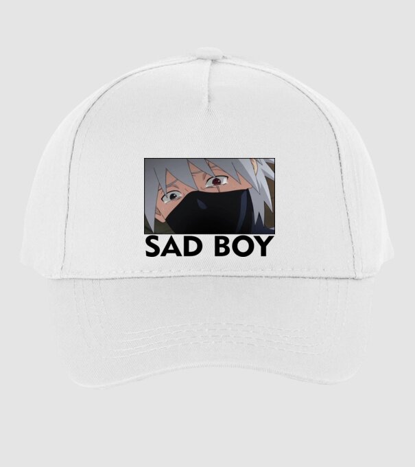 Sad boy Kakashi v1 minta fehér pólón