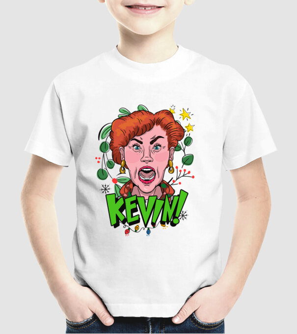 KEVIN minta fehér pólón