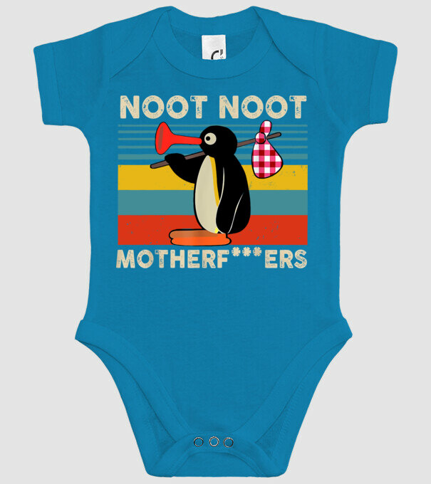Noot noot motherfucker minta türkiz pólón