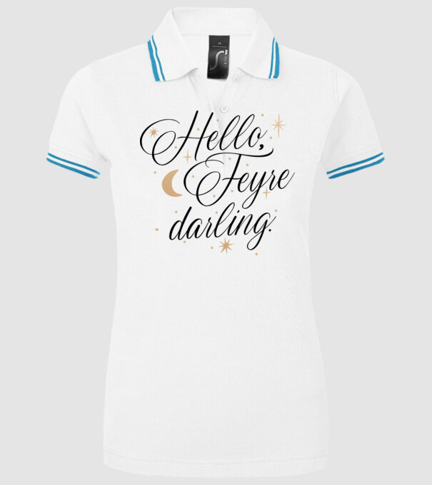 Feyre Darling booktok Acotar minta fehér pólón