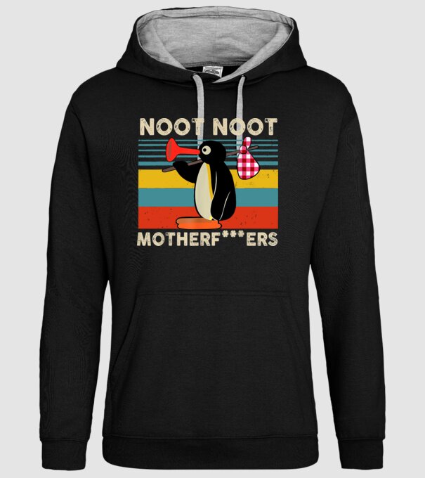 Noot noot motherfucker minta fekete pólón