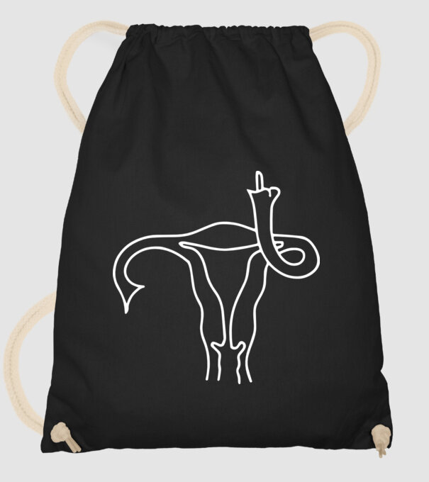 Nemnőügy minta fekete pólón