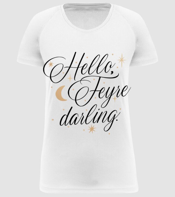 Feyre Darling booktok Acotar minta fehér pólón