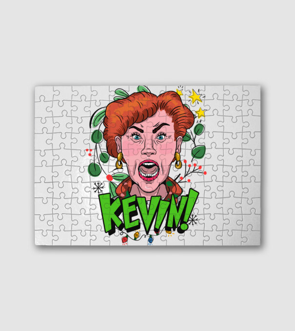 KEVIN minta fehér pólón