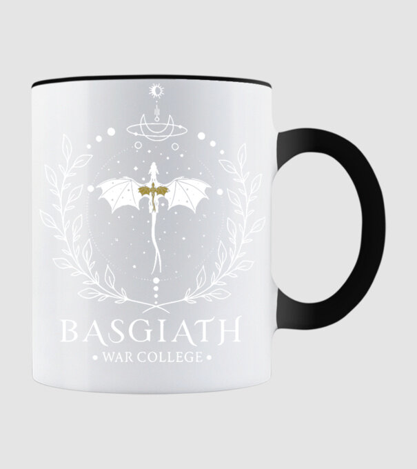 Basgiath Fourth Wing Negyedik szárny minta fekete pólón